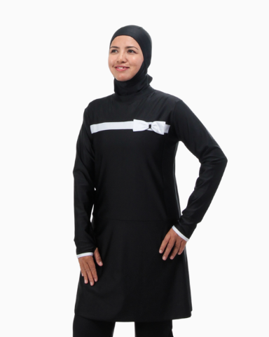 Black Muslimah Swimsuit Coco Dress Top