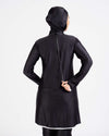 Long zipper at the back from neck till hip with string for convenient wearing